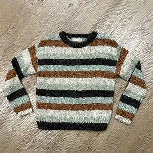NWOT Aspen stripe sweater Rylee + Cru size 8-9 girl or boy
